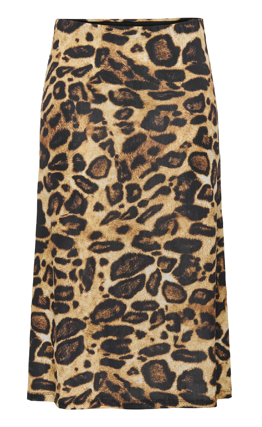 ONLY Skjørt - Lana - Pumice Stone/Wild Leo