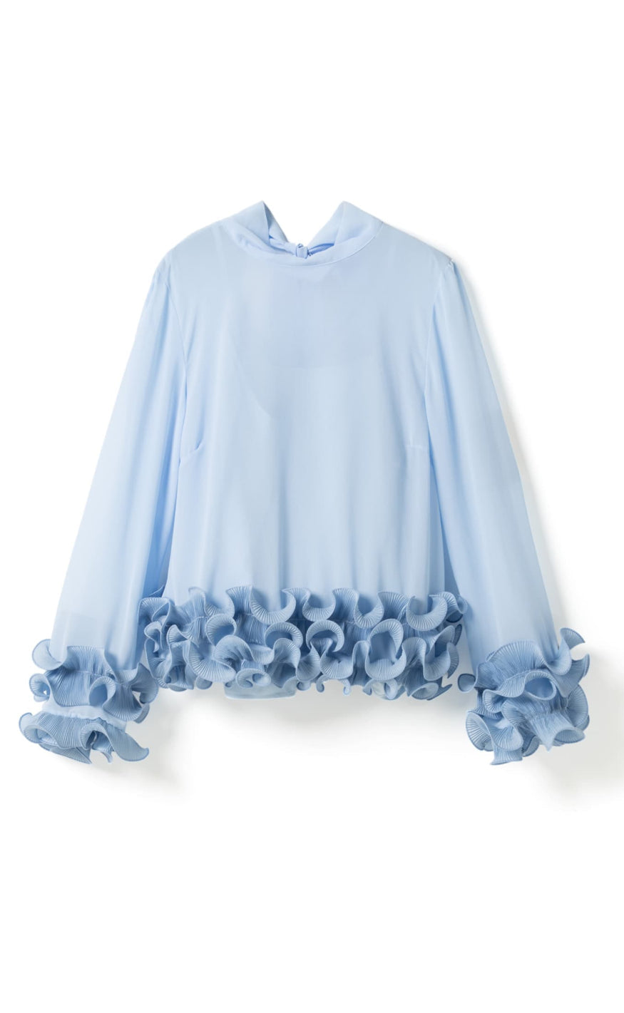 Noella Bluse - Latanietta - Sky Blue