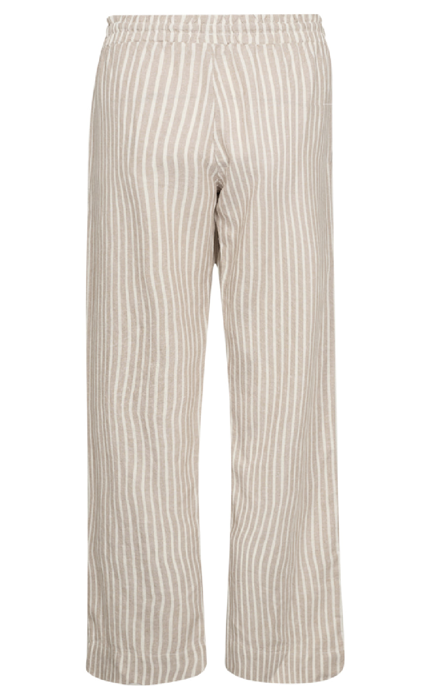 Freequent Bukser - Lava  - Simply Taupe w. Off-white