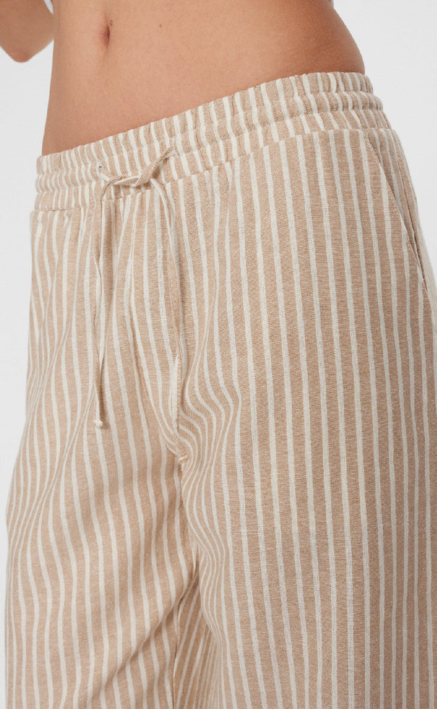 Freequent Bukser - Lava  - Simply Taupe w. Off-white