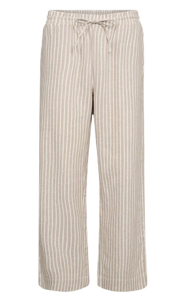 Freequent Bukser - Lava  - Simply Taupe w. Off-white