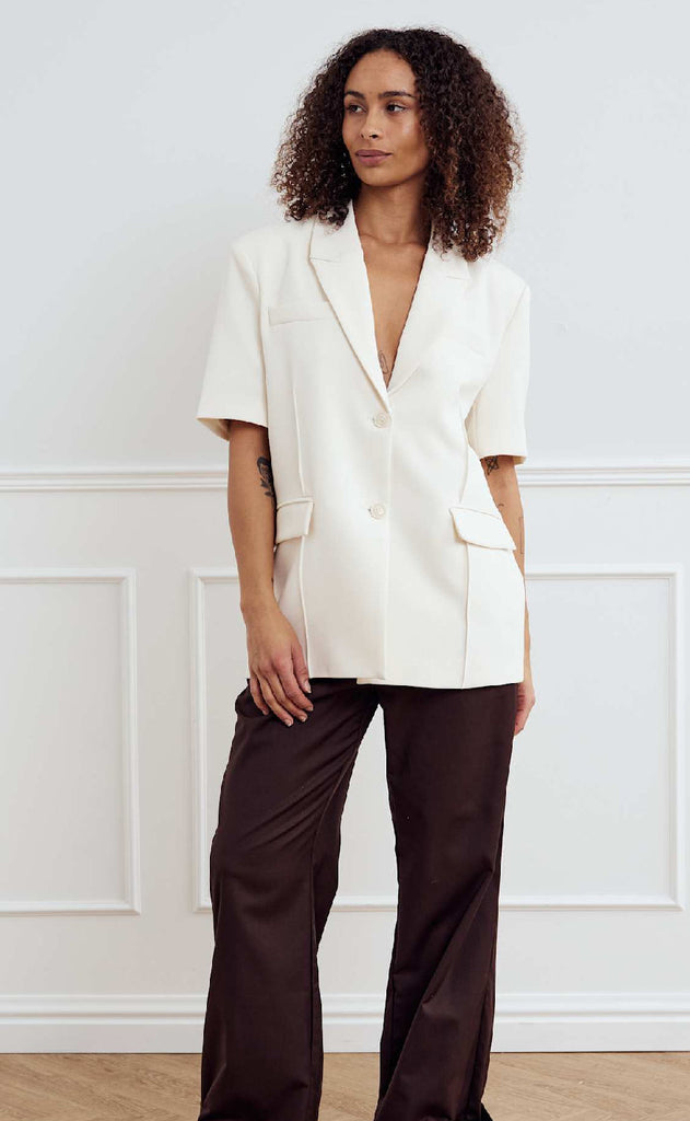 Noella Blazer - Leanne - White