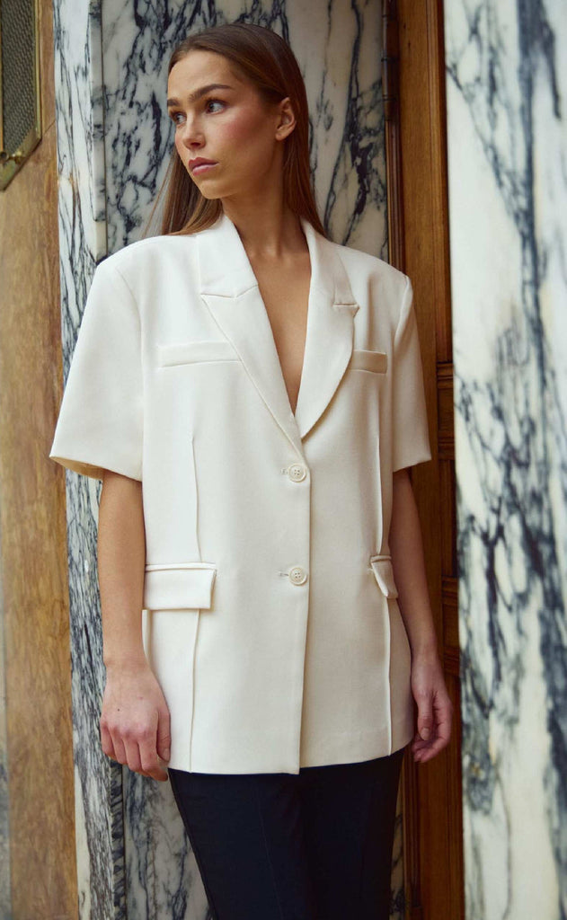 Noella Blazer - Leanne - White