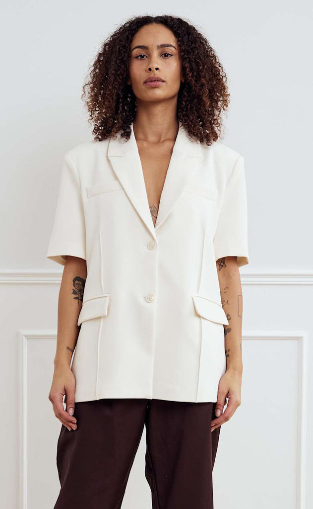 Noella Blazer - Leanne - White