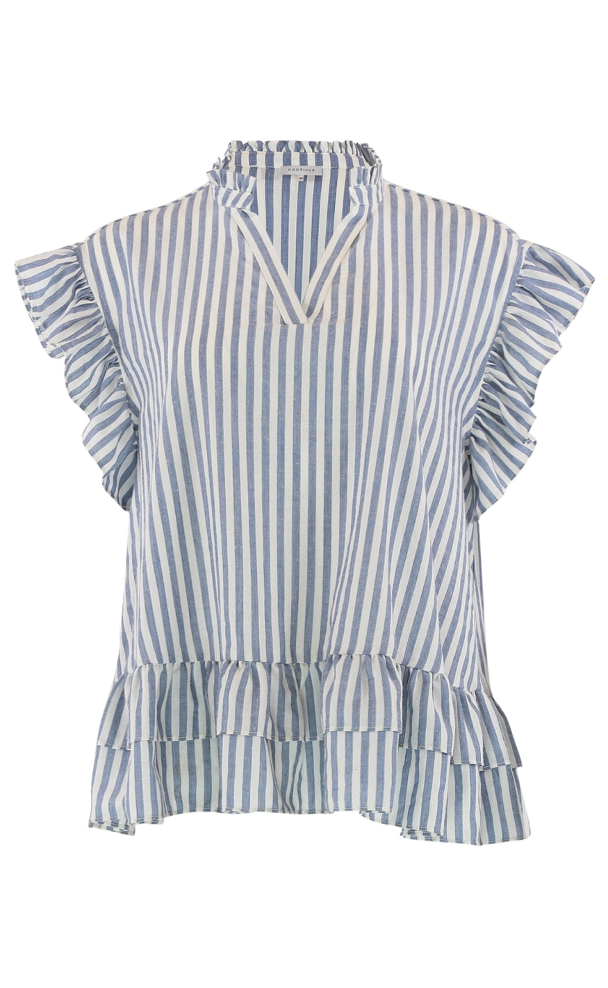 Continue Topp - Lee Stripe - Blue Stripe