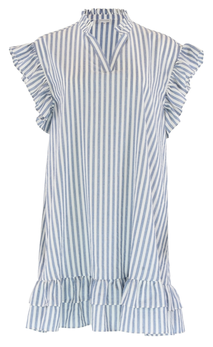 Continue Kjole - Lee Stripe - Blue Stripe