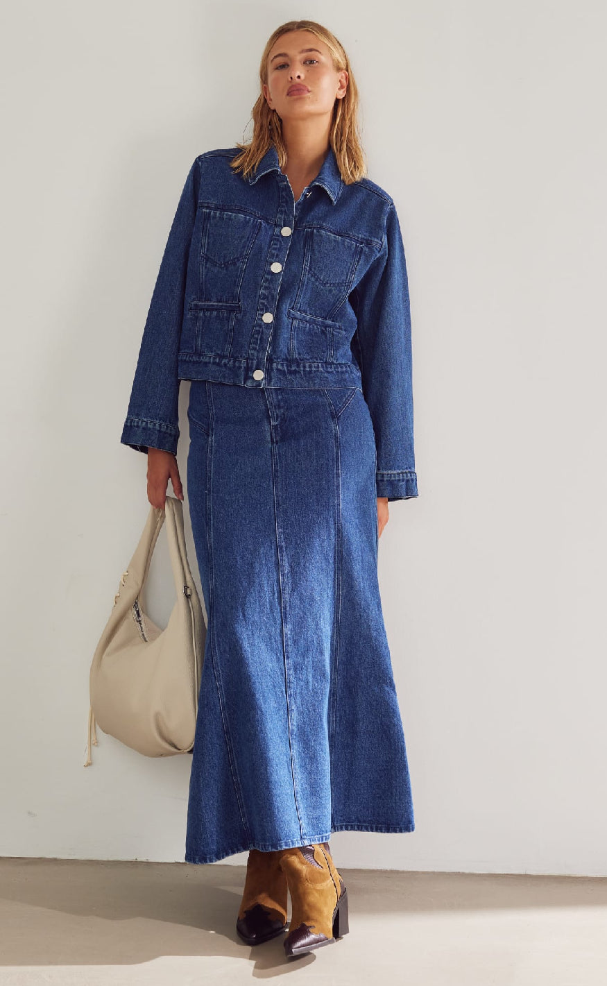 Noella Skjørt - Legacy - Blue Denim