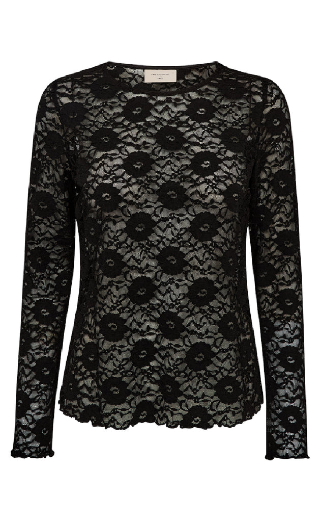 Freequent Bluse - Lennon - Black