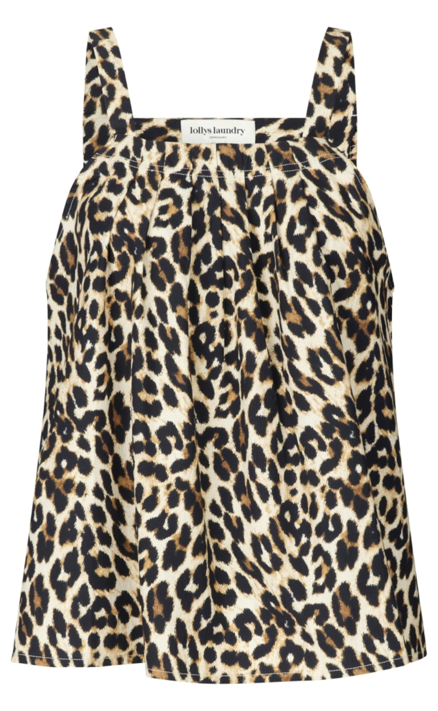 Lollys Laundry Topp - Lungi - Leopard Print