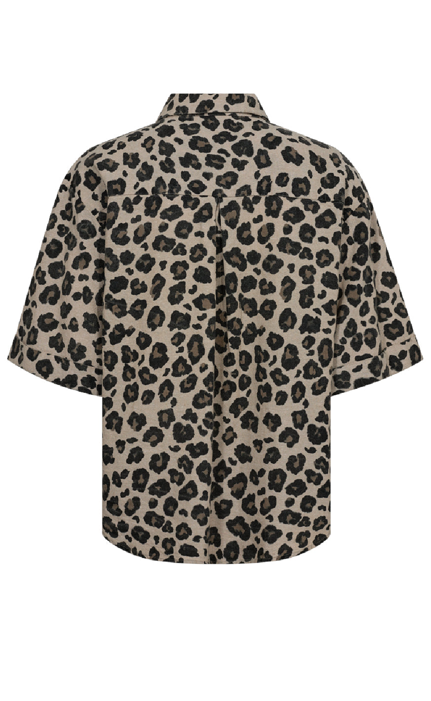 Freequent Skjorte - Lavisco - Sand Melange w. Black