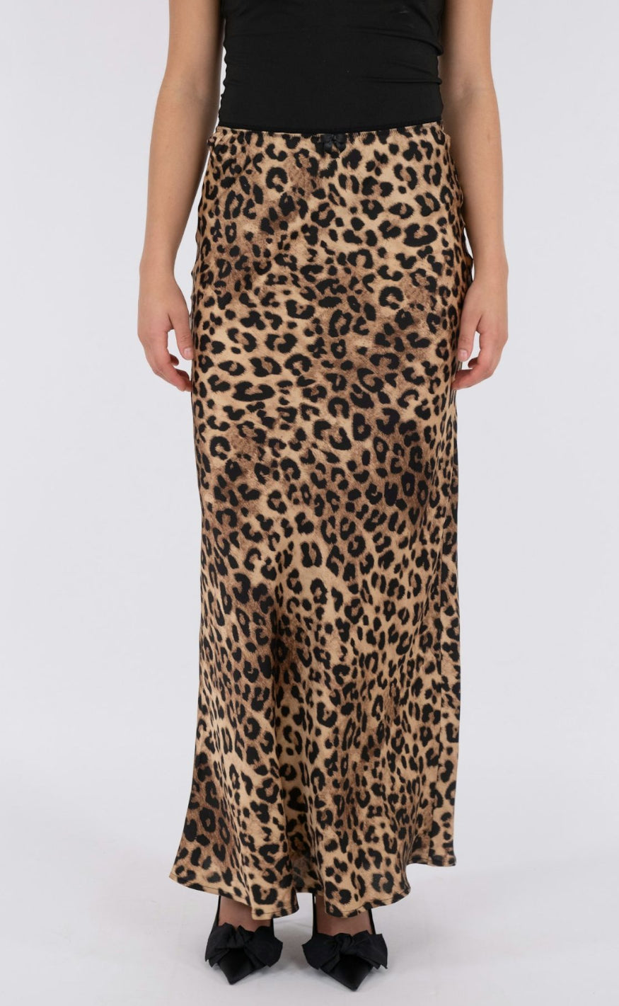 Neo Noir Skirt - Lola Long - Leopard