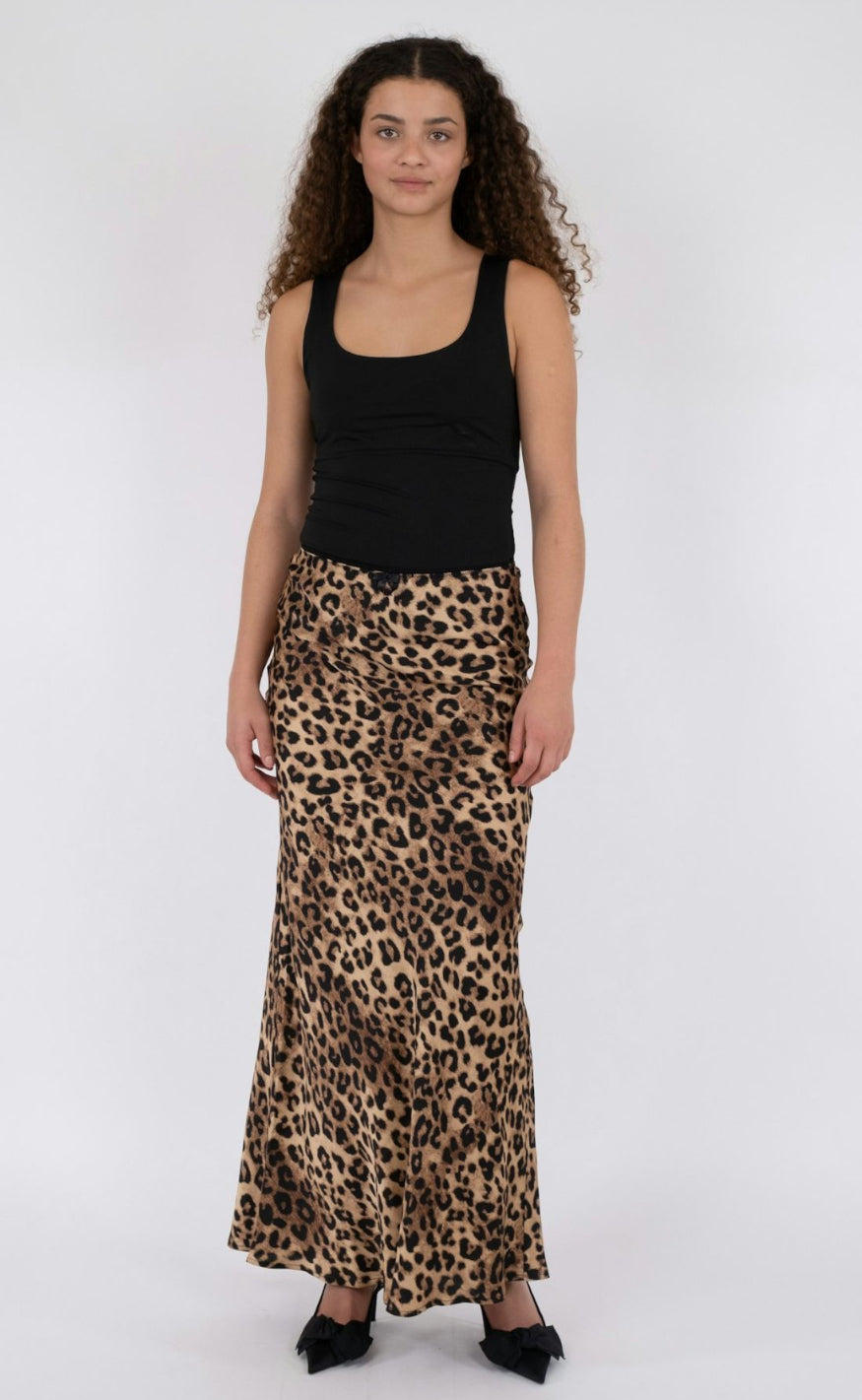 Neo Noir Skirt - Lola Long - Leopard