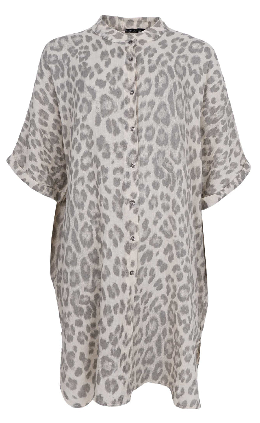 Black Colour Tunika - Melina - Natural Leo