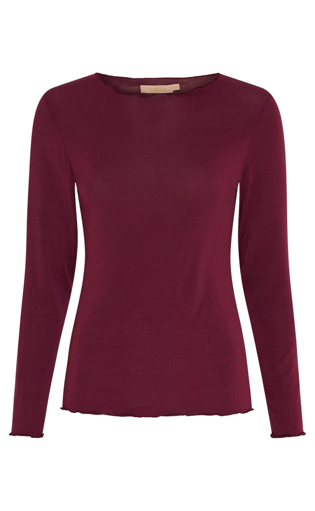 Marta Du Chateau Bluse - Leonora - Wine