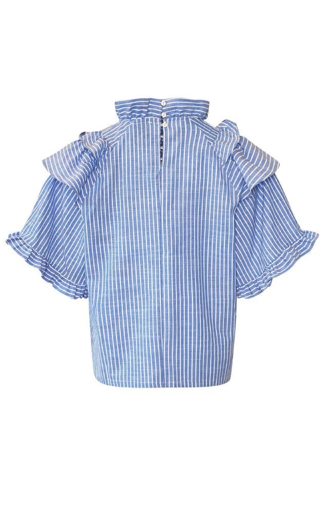 Noella Bluse - Lesly - Blue Stripe