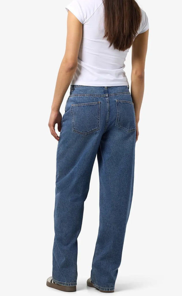 Noisy May Bukser - Alexa NW - Medium Blue Denim