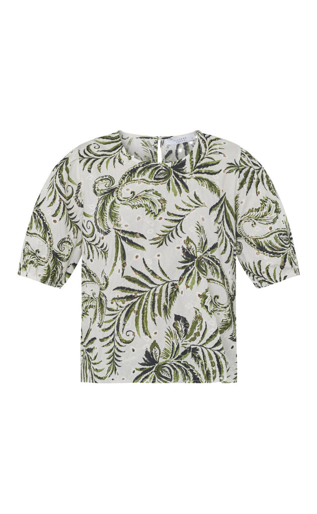 Sisters Point Topp - Gilma - Cream/Green