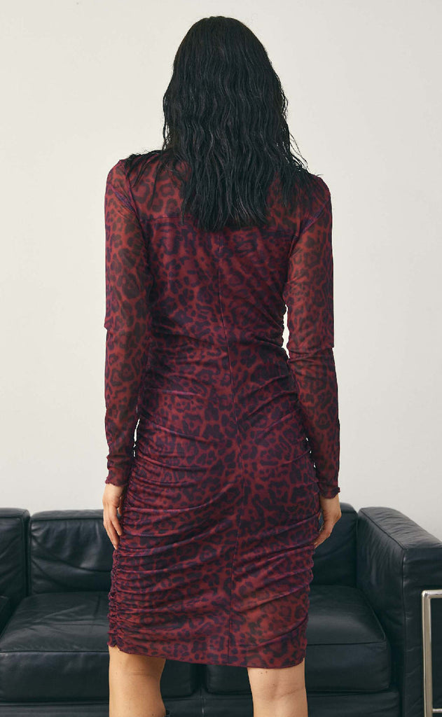 Noella Kjole - Lilou - Chinara Red Print