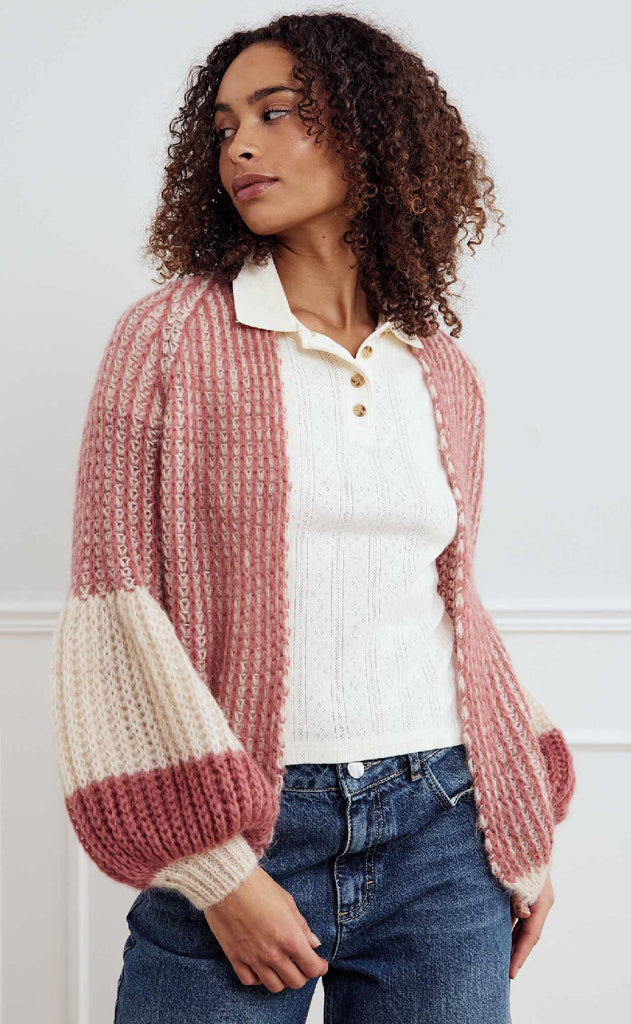 Noella Cardigan - Liana - Rose Cream