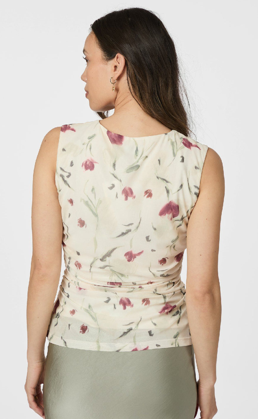 Neo Noir Topp - Liblana Artist Mesh - Creme