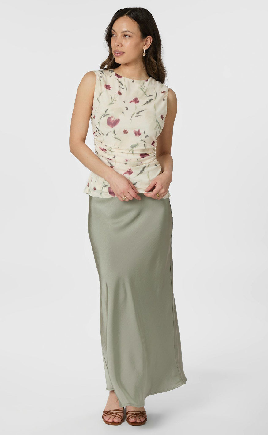 Neo Noir Topp - Liblana Artist Mesh - Creme