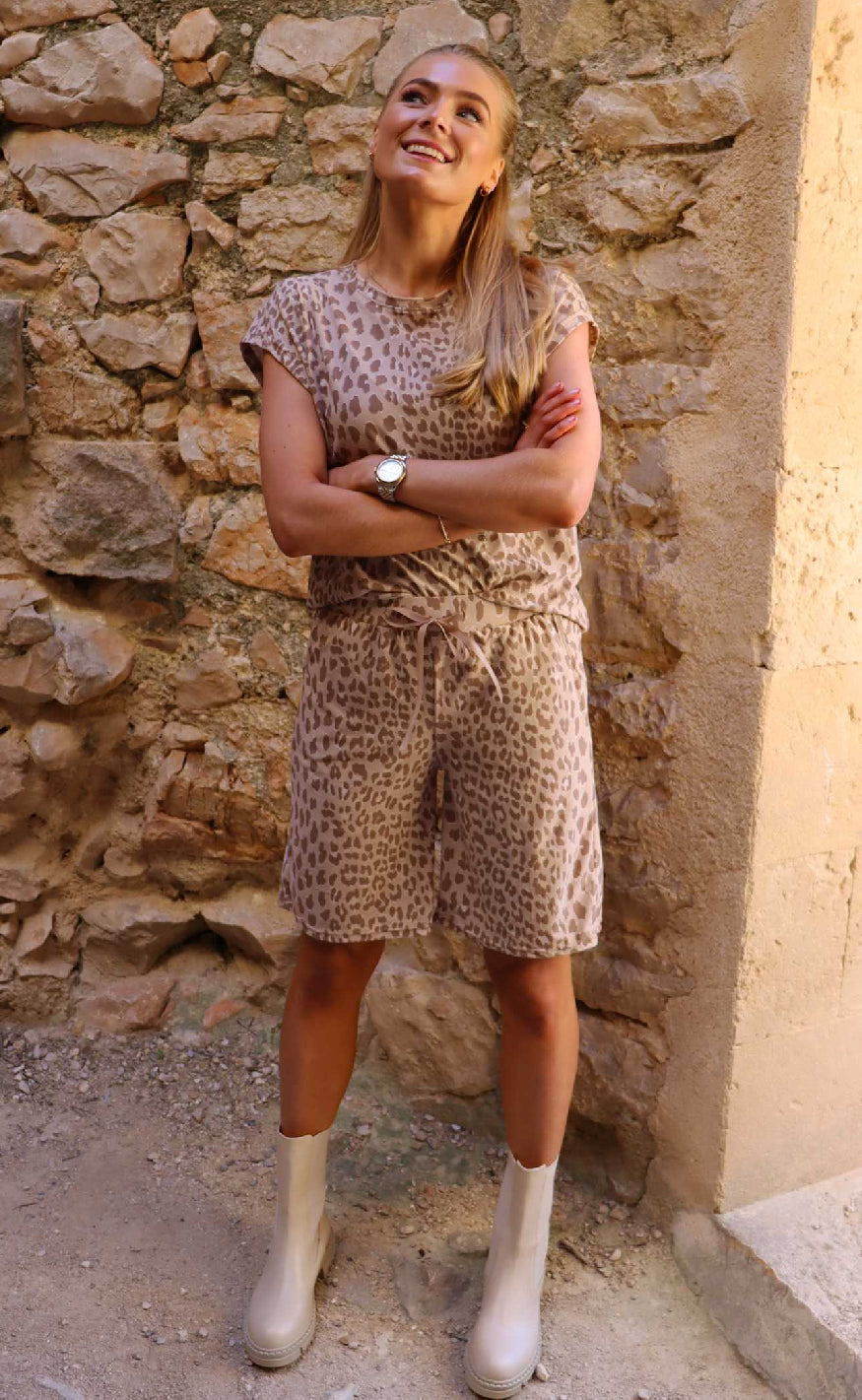Liberte T-shirt - Alma U - Desert Lux Leo