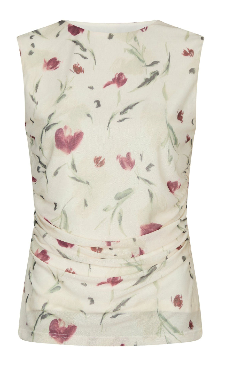 Neo Noir Topp - Liblana Artist Mesh - Creme