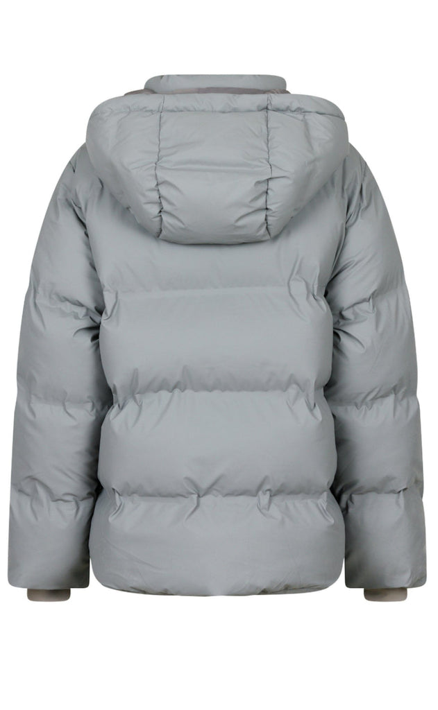 Neo Noir Jakke - Fox Puffer - Light Grey