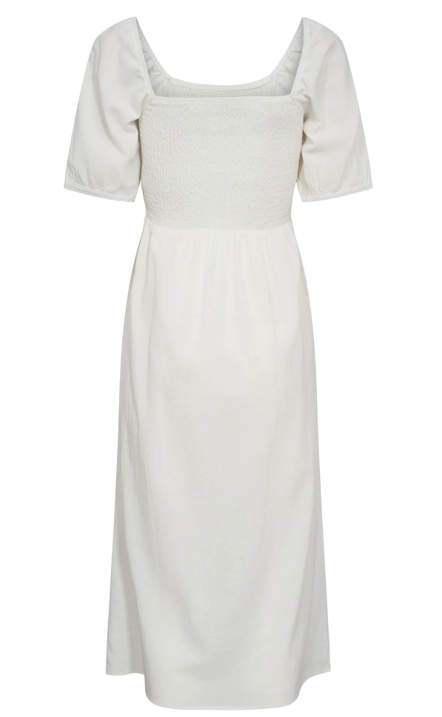 Liberte Kjole - Line - White
