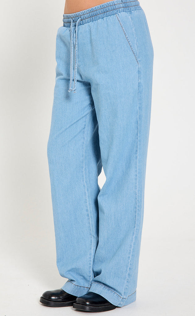 Freequent Bukser - Lisea - Light Blue Denim