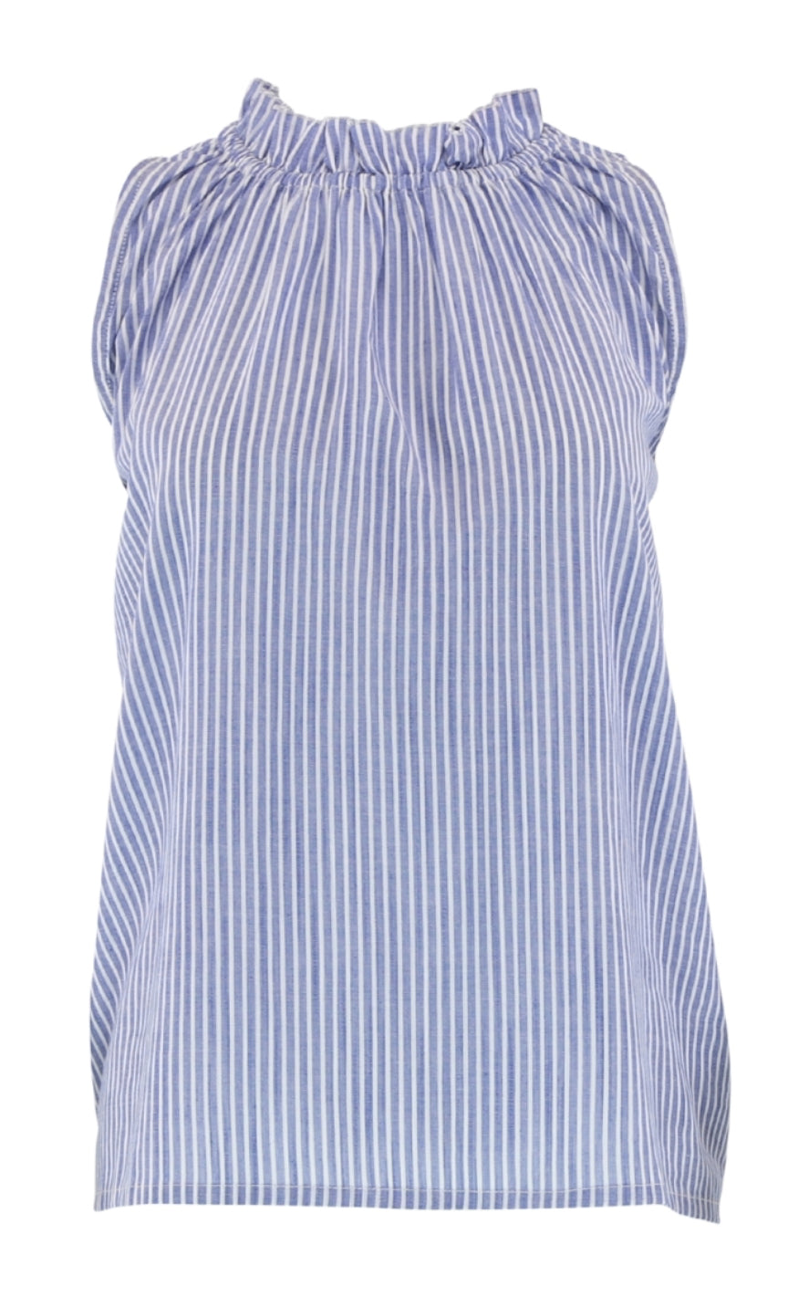 Continue Topp - Liva Stripe - Blue/White