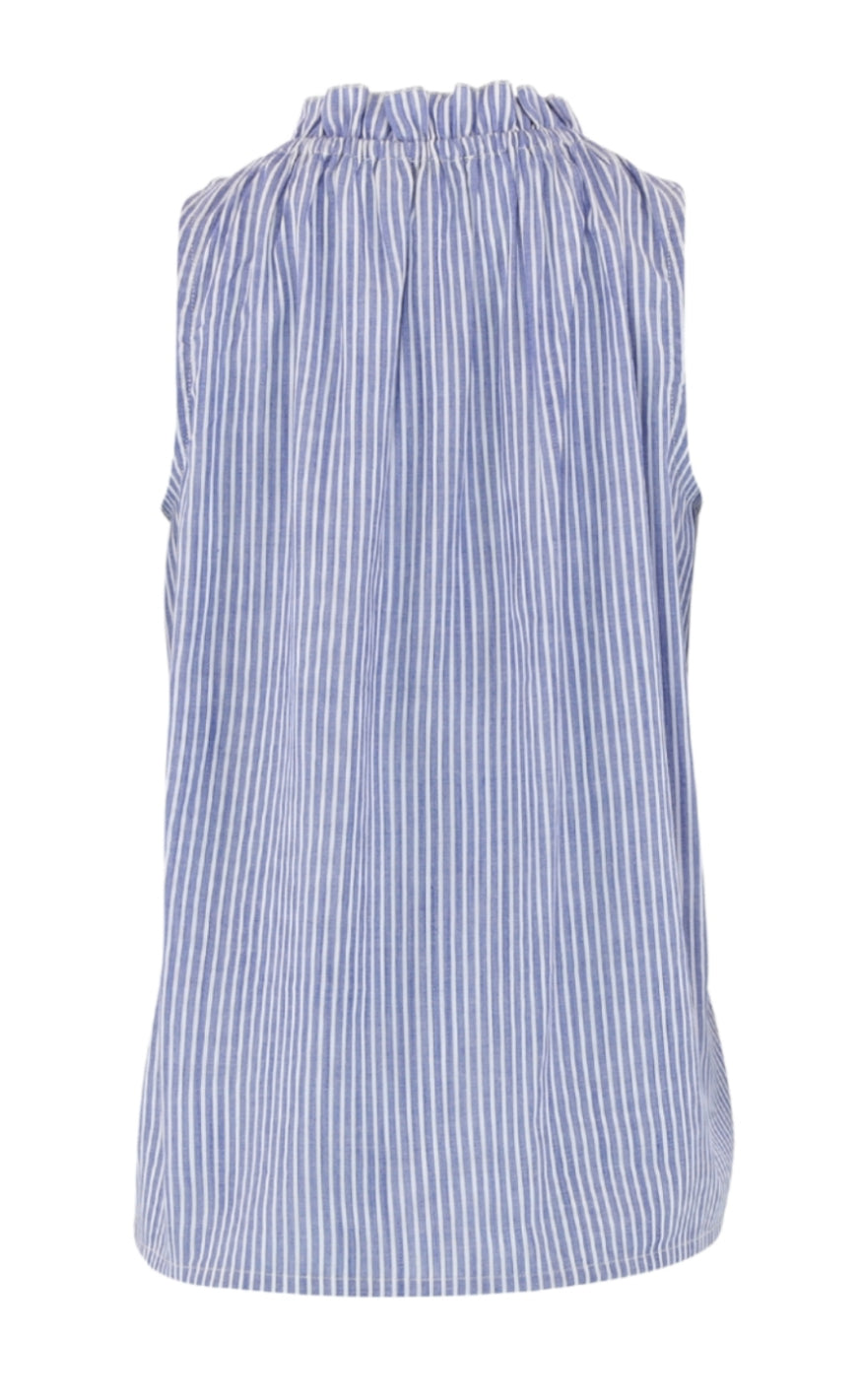Continue Topp - Liva Stripe - Blue/White