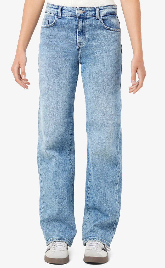 Noisy May Bukser - Yolanda NW Wide - Light Blue Denim