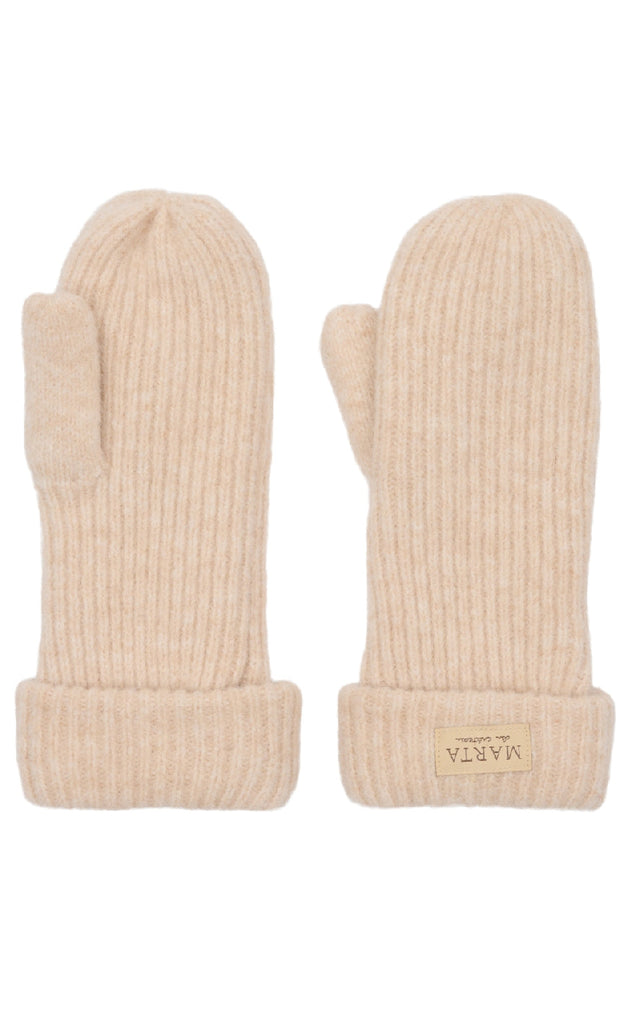 Marta Du Chateau Votter - Knit Mitten - Offwhite