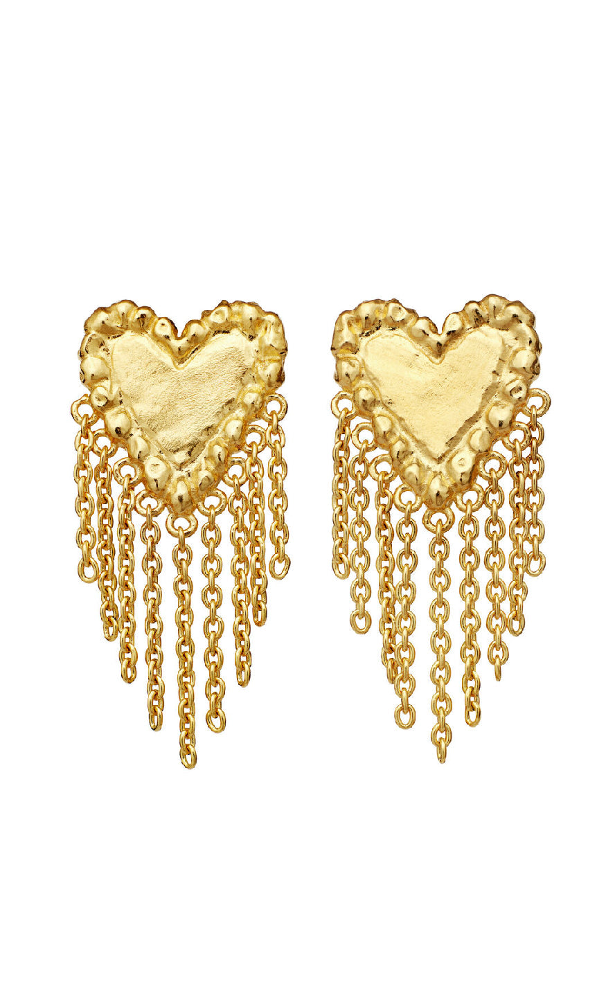 Maanesten Øreringer - Giulietta  - Gold Colour
