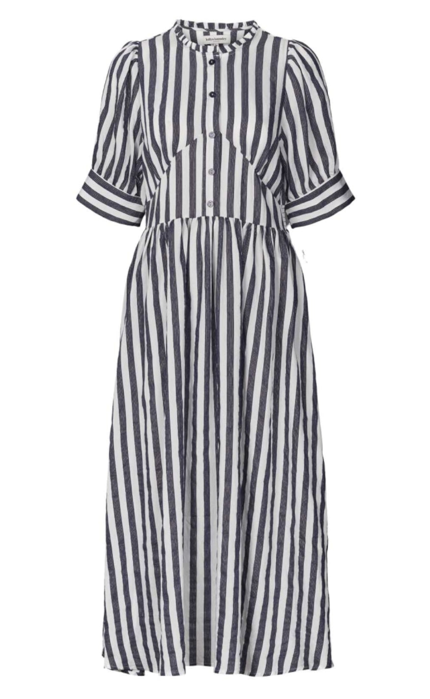 Lollys Laundry Kjole - Boston - Dark Blue