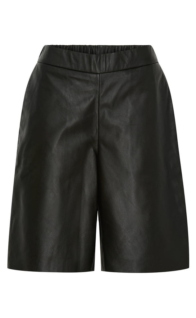 Notyz Shorts - Bermuda Leather - Black