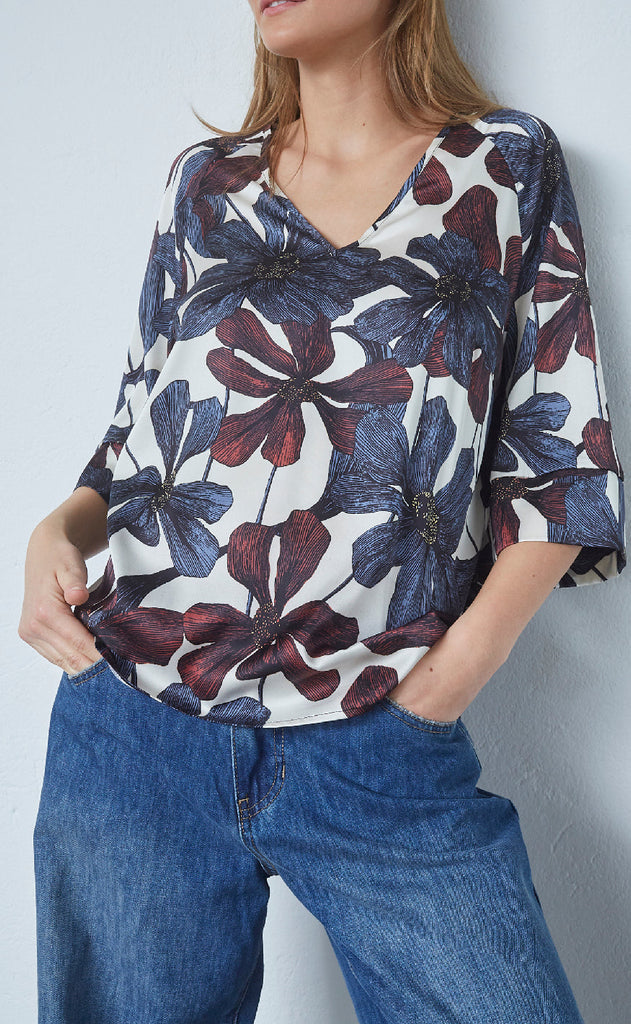 Love & Divine Bluse - Love11380 - Flower