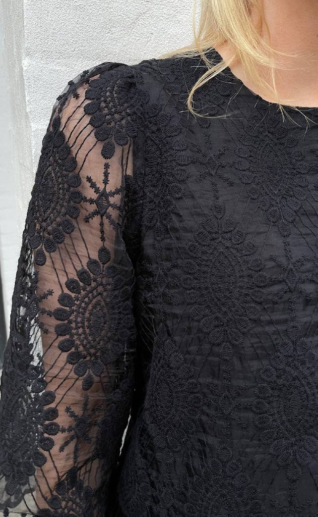 Love & Divine Bluse - Love1498 - Black