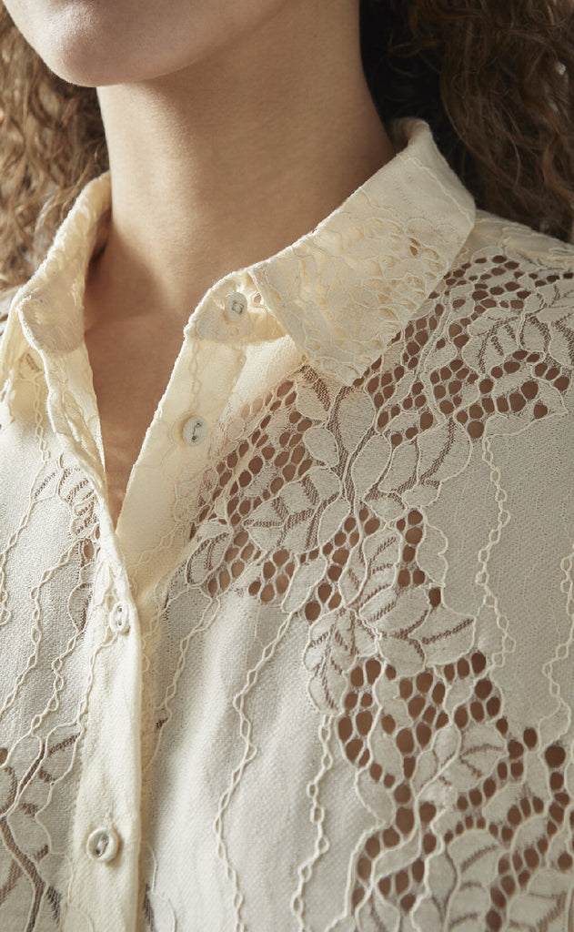 Love & Divine Skjorte - Love971-8 - Porcelain