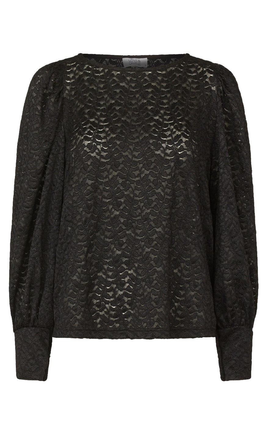 Love & Divine Bluse - Love1244 - Black