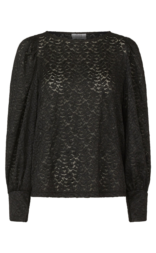 Love & Divine Bluse - Love1244 - Black