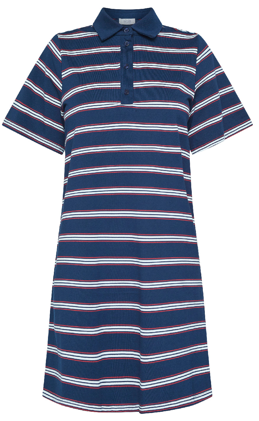 Love & Divine Kjole - Love1349 - Navy/Stripe