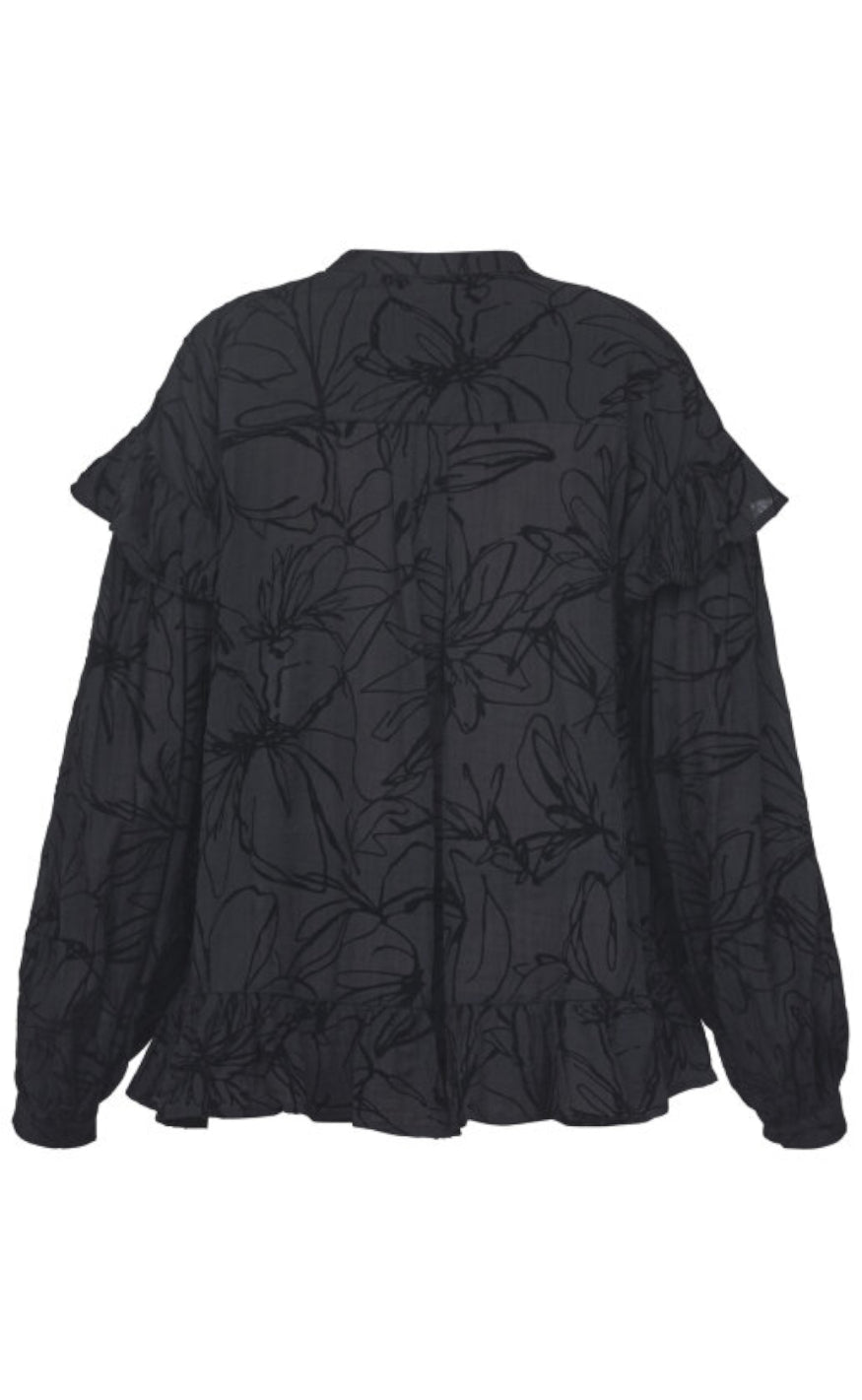 Love & Divine Bluse - Love1034 - Black/Black
