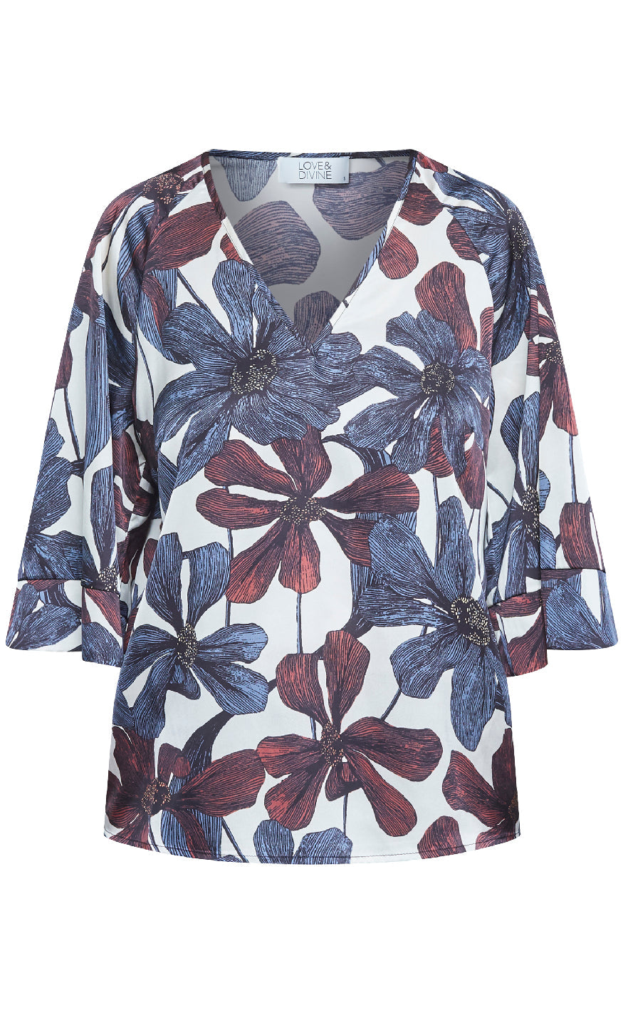 Love & Divine Bluse - Love11380 - Flower