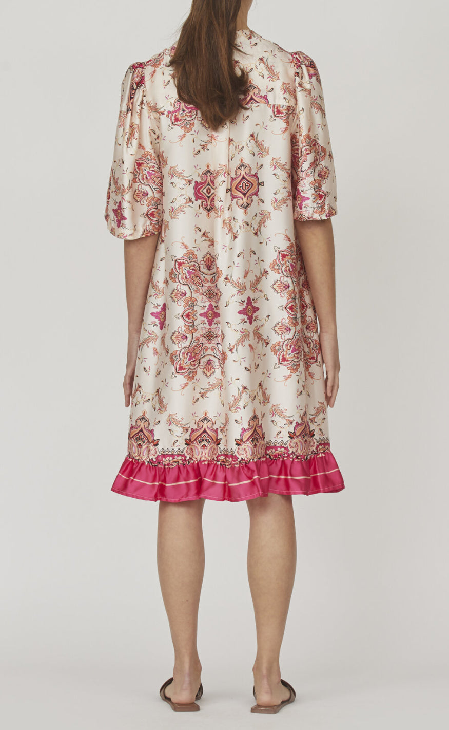 Love & Divine Kjole - Love1167 - Pink Paisley