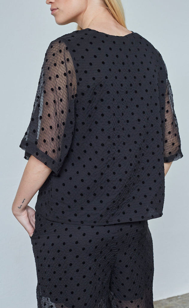 Love & Divine Skjorte - Love1418 - Black Dot