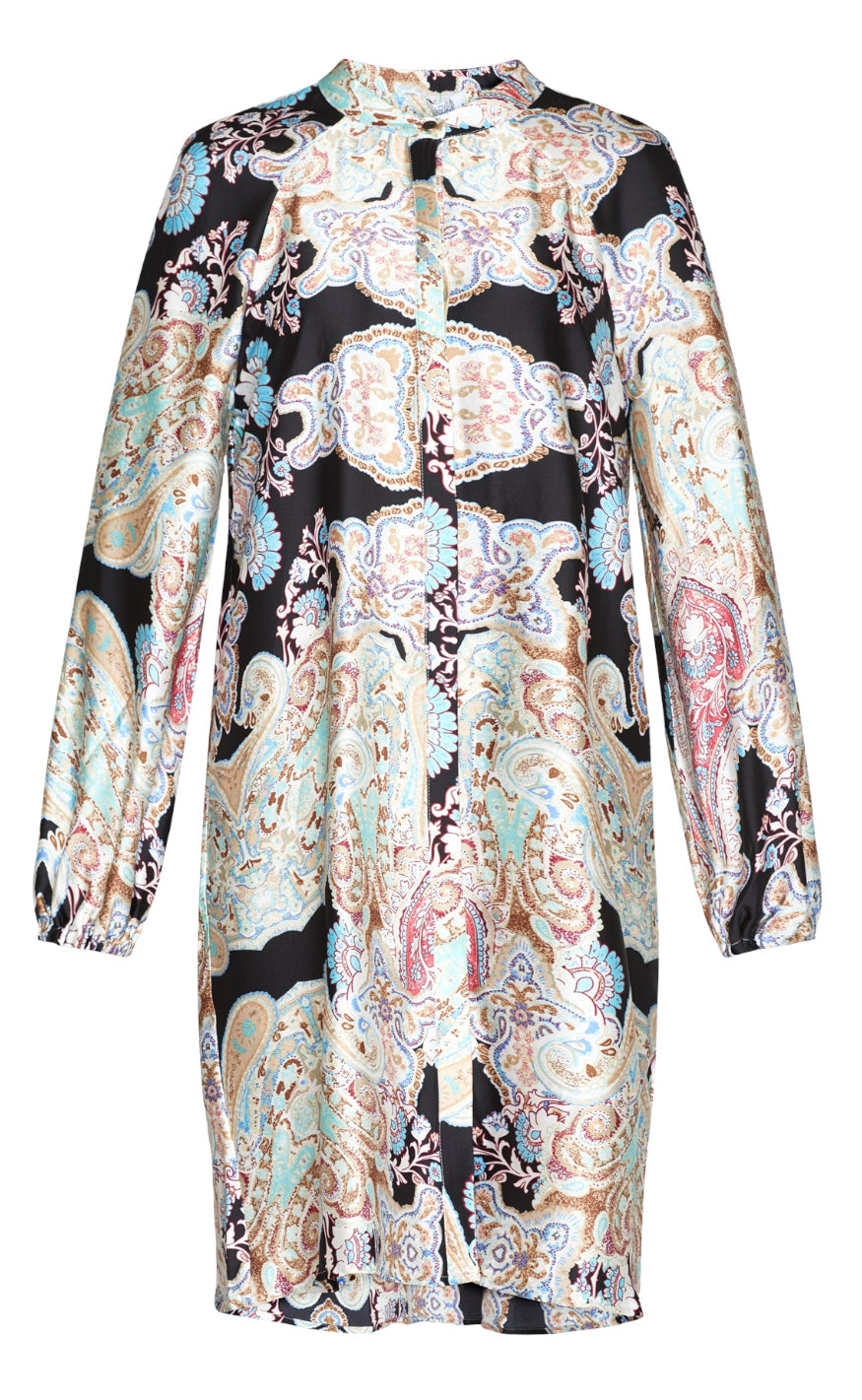 Love & Divine Kjole - Love1048 - Mint Paisley