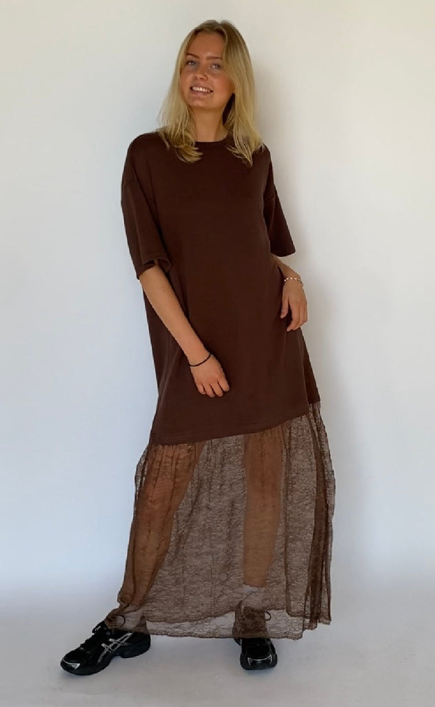 Love & Divine Kjole - Love1447 - Brown