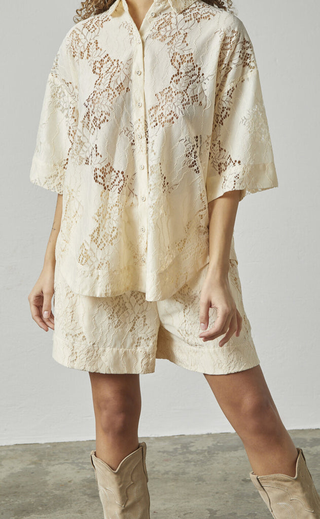 Love & Divine Skjorte - Love971-8 - Porcelain